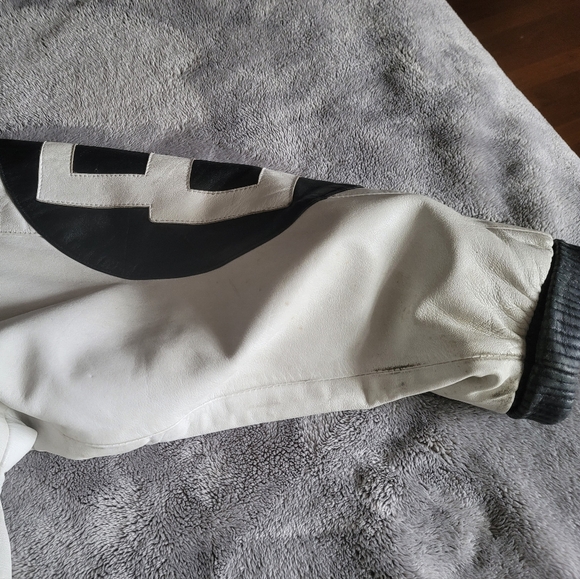 GIOVANNI OUTERWEAR Men's Vintage 8 Ball Leather Jacket, Size 4XL - Picture 7 of 13